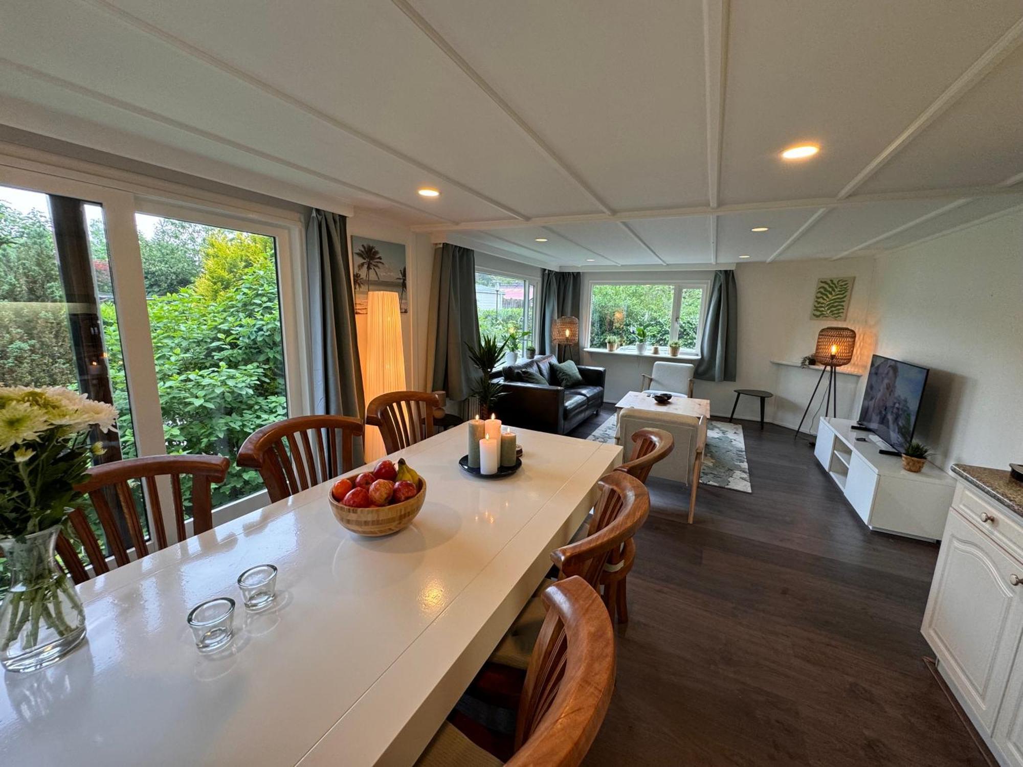福尔特赫伊曾Ruim En Luxe Chalet Privetuin - Park 'De Ijsvogel'公寓 外观 照片