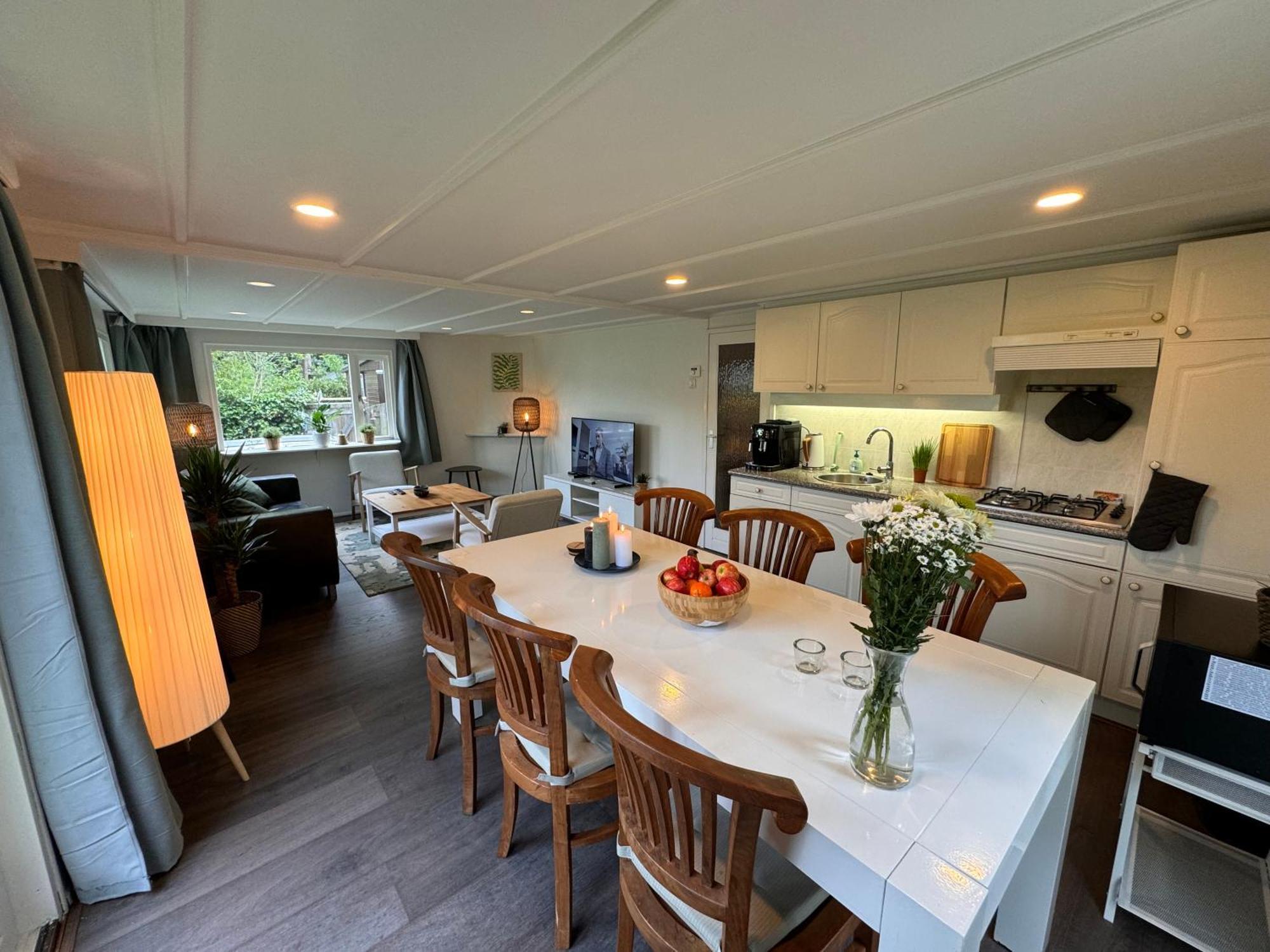 福尔特赫伊曾Ruim En Luxe Chalet Privetuin - Park 'De Ijsvogel'公寓 外观 照片
